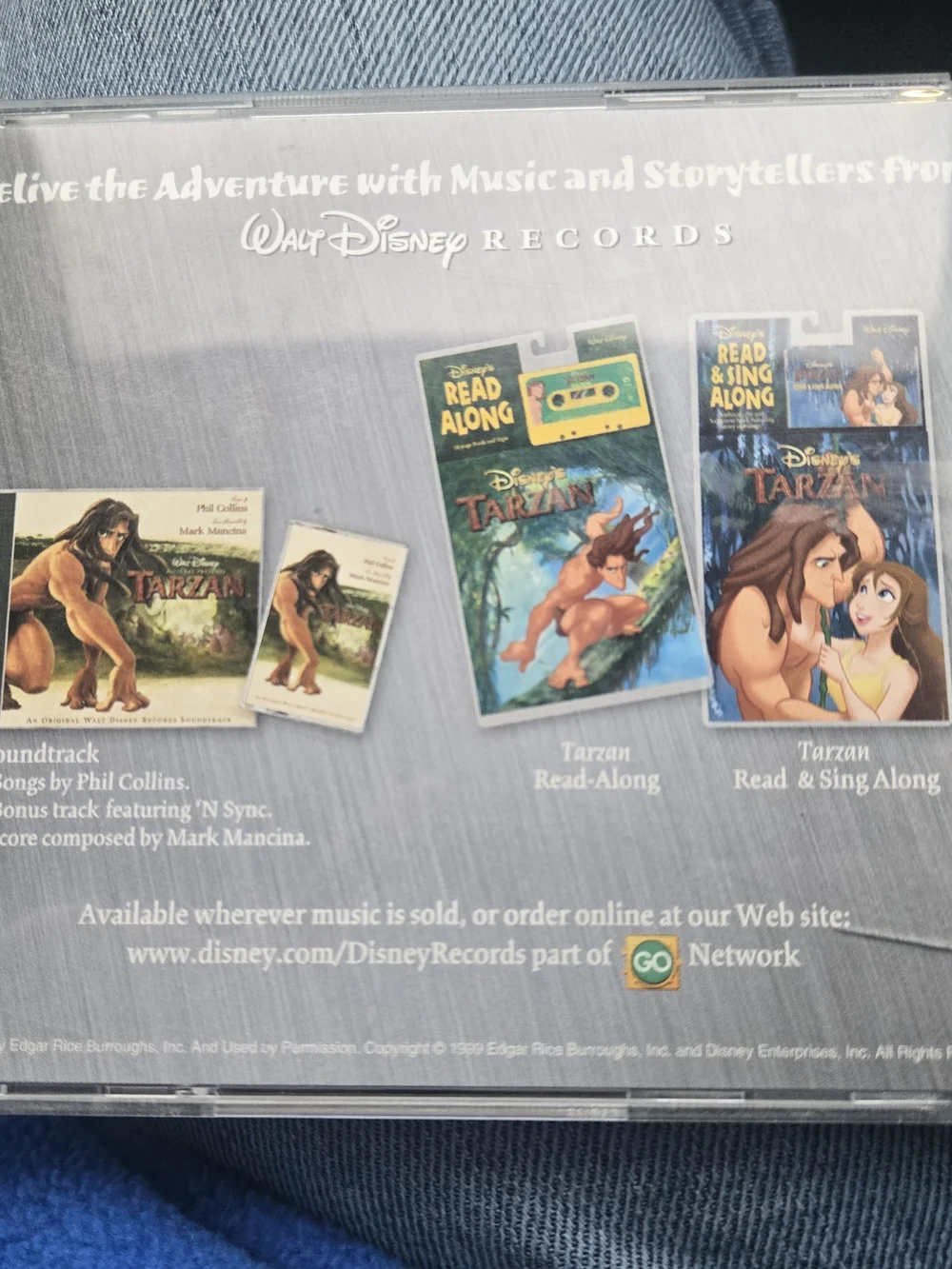Disney Tarzan Action Game CD ROM Windows 95 Vintage Computer Game 1999